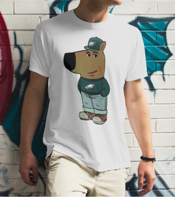 I Am Just A Chill Guy Philadelphia Eagles Character In Hat T-Shirt