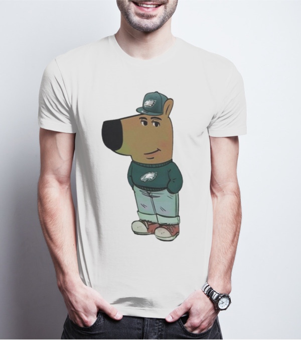 I Am Just A Chill Guy Philadelphia Eagles Character In Hat T-Shirt