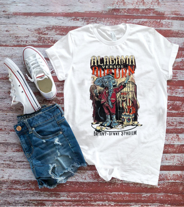 Alabama Versus Auburn Bryant-Denny Stadium Iron Bowl Week T-Shirt