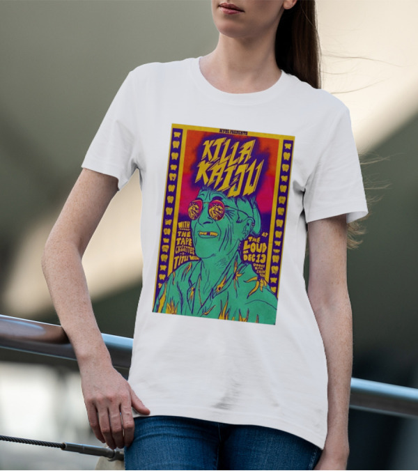Killa Kaiju With The Tape Cassettes Live At The Loud Huntington WV Dec 13 T-Shirt