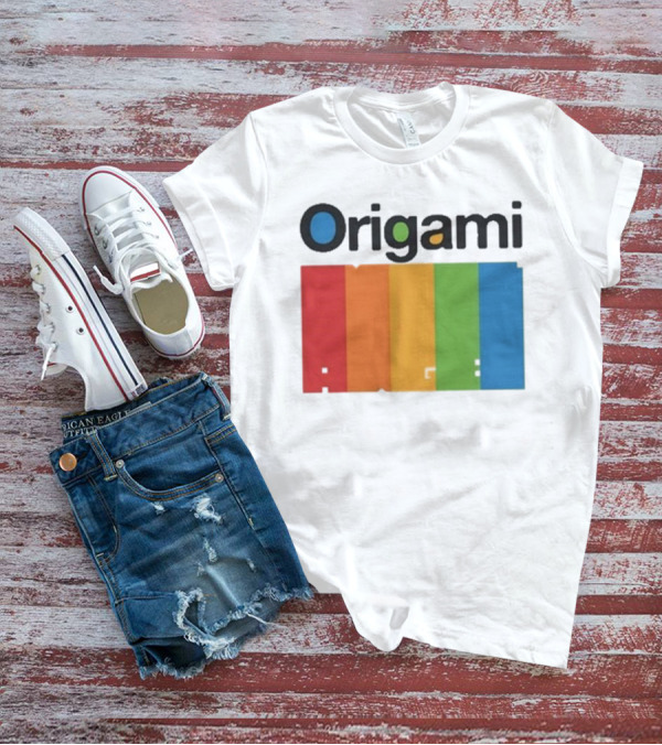 Origami Spectrum Rainbow Blocks T-Shirt