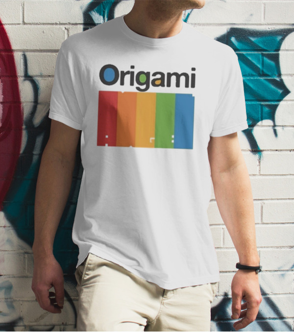 Origami Spectrum Rainbow Blocks T-Shirt