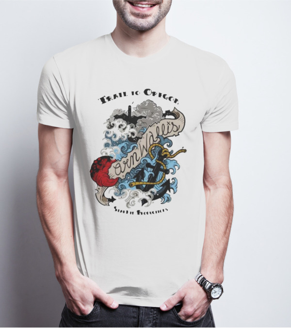 Trail To Oregon Cornwallis Ship Features T-Shirt