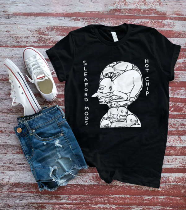 Sleaford Mods Hot Chip Abstract Figure Array T-Shirt