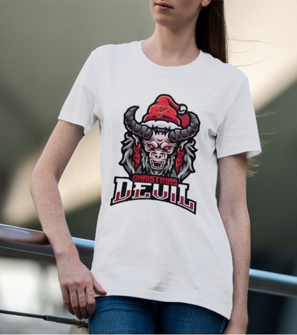 St. Louis Blues Krampus Christmas Devil NHL T-Shirt