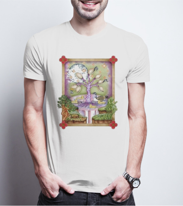 Crumbtheband Crumb Amama Enchanted Tree And Celestial Harmony T-Shirt