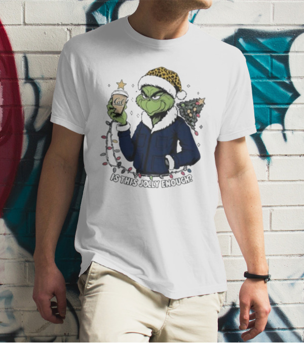 California Golden Bears X Grinch Is This Jolly Enough Merry Christmas T-Shirt