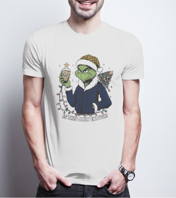 California Golden Bears X Grinch Is This Jolly Enough Merry Christmas T-Shirt