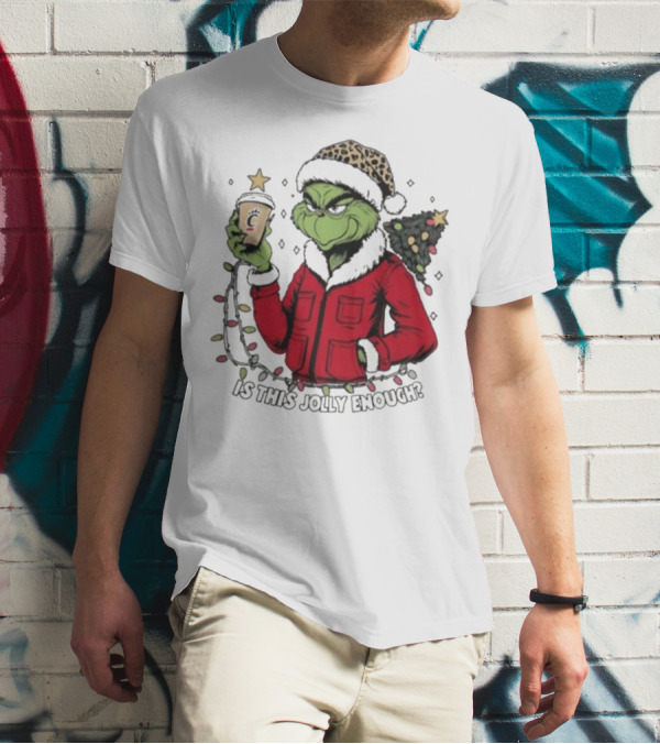 Cincinnati Bearcats Grinch Christmas Is This Jolly Enough T-Shirt