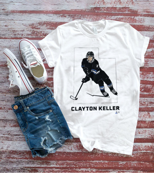 Clayton Keller Hockey Star In State Outline T-Shirt
