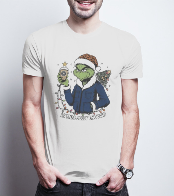 Houston Astros Grinch Christmas Is This Jolly Enough Holiday T-Shirt
