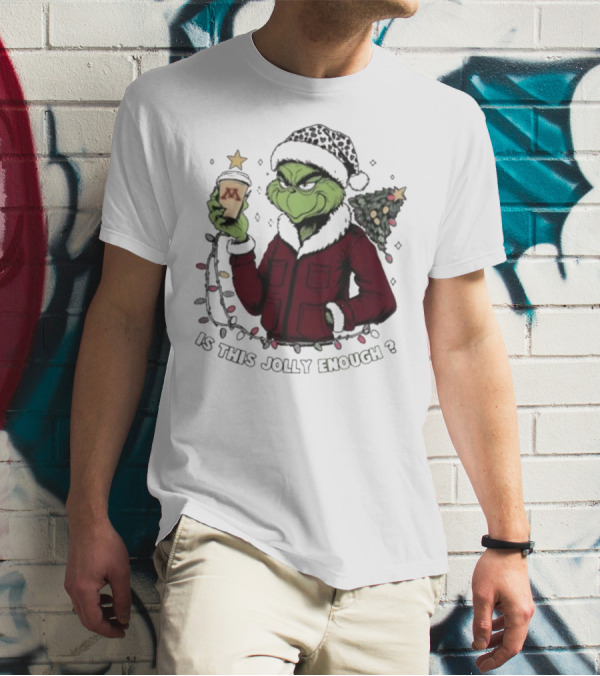 Minnesota Golden Gophers Grinch Is This Jolly Enough Merry Christmas T-Shirt