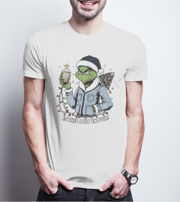 North Carolina Tar Heels Grinch Is This Jolly Enough Merry Christmas T-Shirt