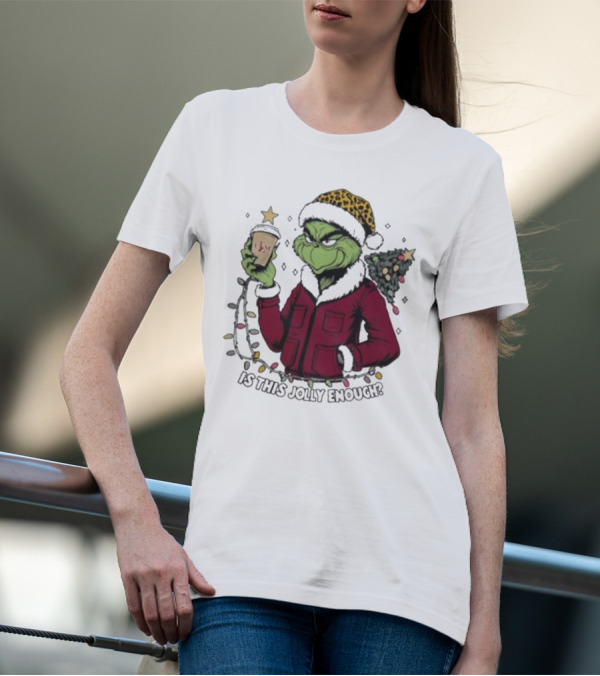 ULM Warhawks Santa Grinch Coffee Christmas Is This Jolly Enough T-Shirt