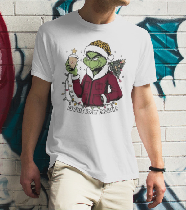 ULM Warhawks Santa Grinch Coffee Christmas Is This Jolly Enough T-Shirt