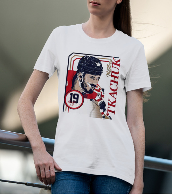 Matthew Tkachuk Number 19 Collage Frame Hockey T-Shirt