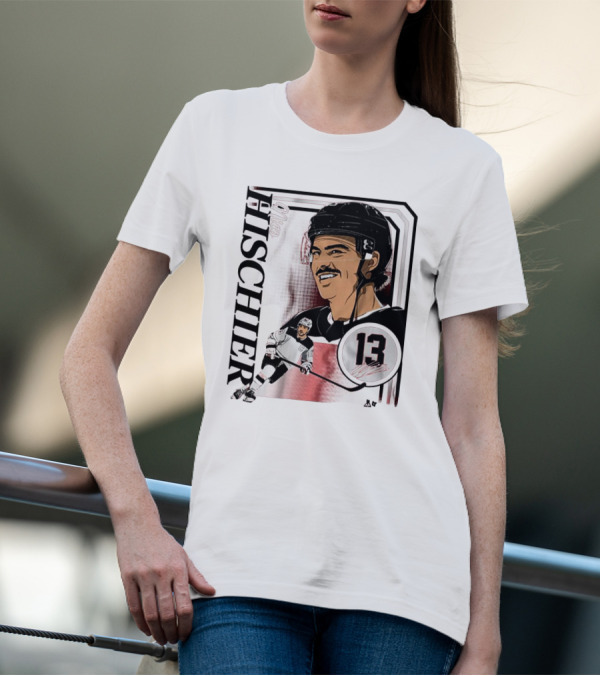 Nico Hischier Collage Frame Number 13 Hockey T-Shirt