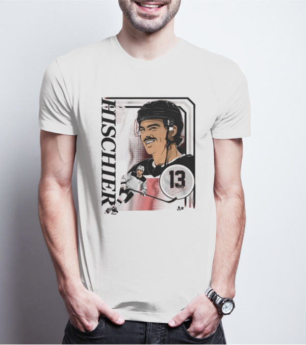 Nico Hischier Collage Frame Number 13 Hockey T-Shirt