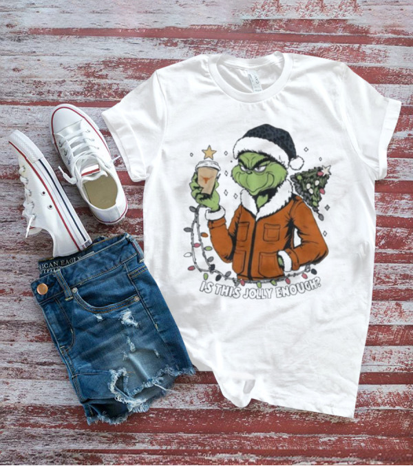 Texas Longhorns Santa Grinch Is This Jolly Enough Merry Christmas T-Shirt