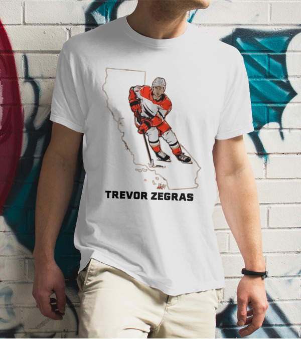Trevor Zegras California Hockey Player T-Shirt
