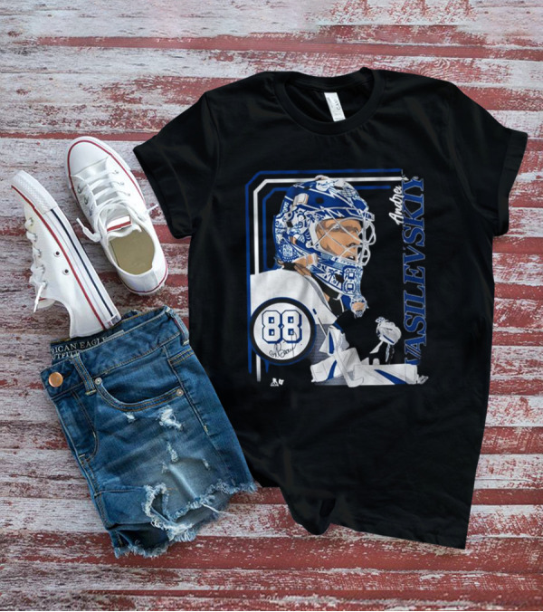 Andrei Vasilevskiy 88 Hockey Goalie Collage Frame T-Shirt