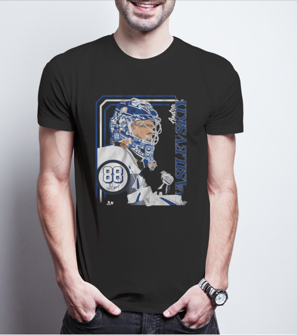 Andrei Vasilevskiy 88 Hockey Goalie Collage Frame T-Shirt
