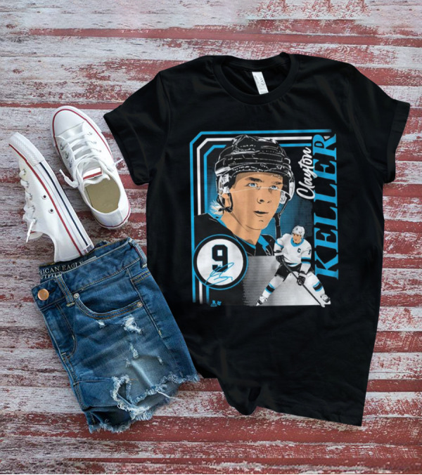 Clayton Keller 9 Hockey Portrait Collage T-Shirt