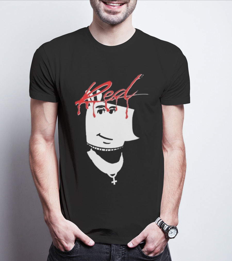 Red Dippytees Chill Guy X Carti T-Shirt