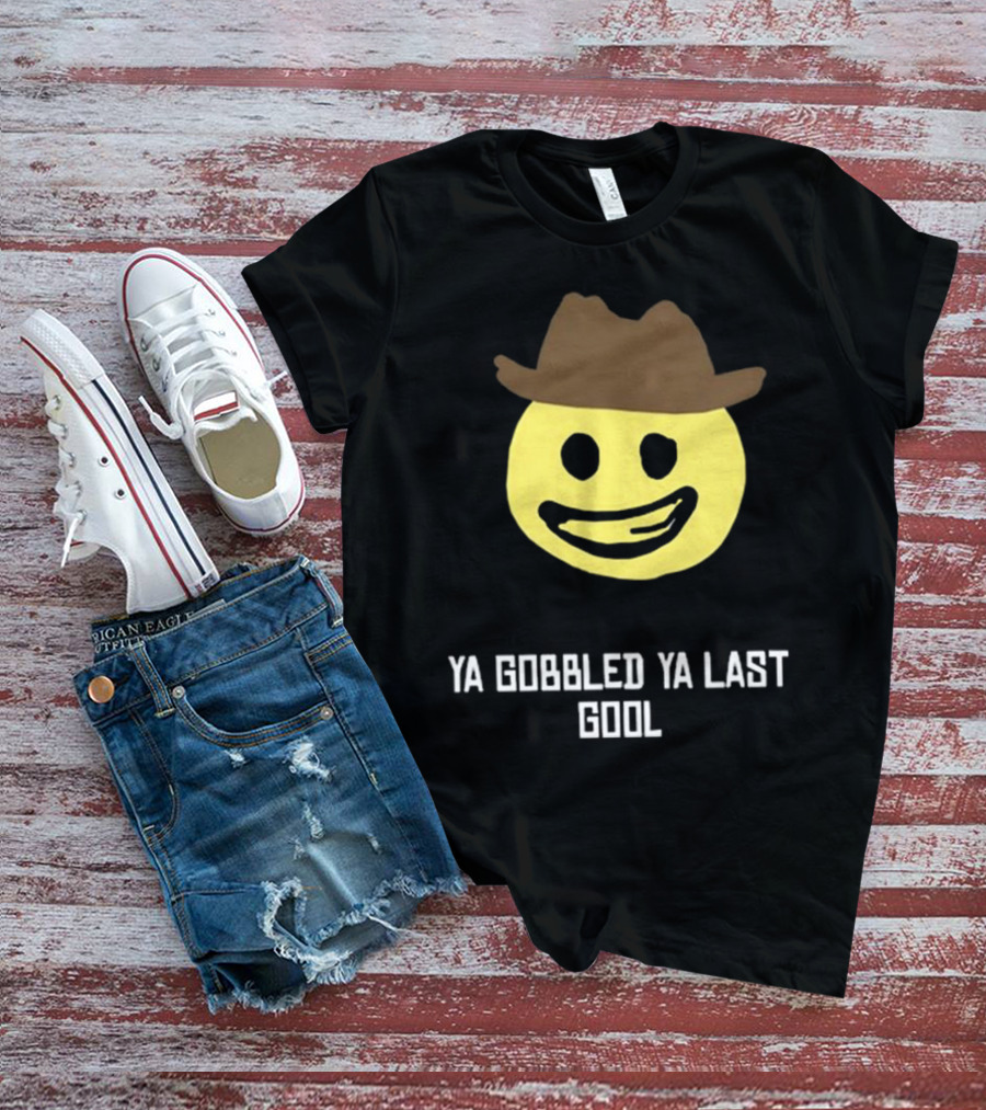 Jackbox Games Ya Gobbled Ya Last Gool Cowboy Emoji T-Shirt