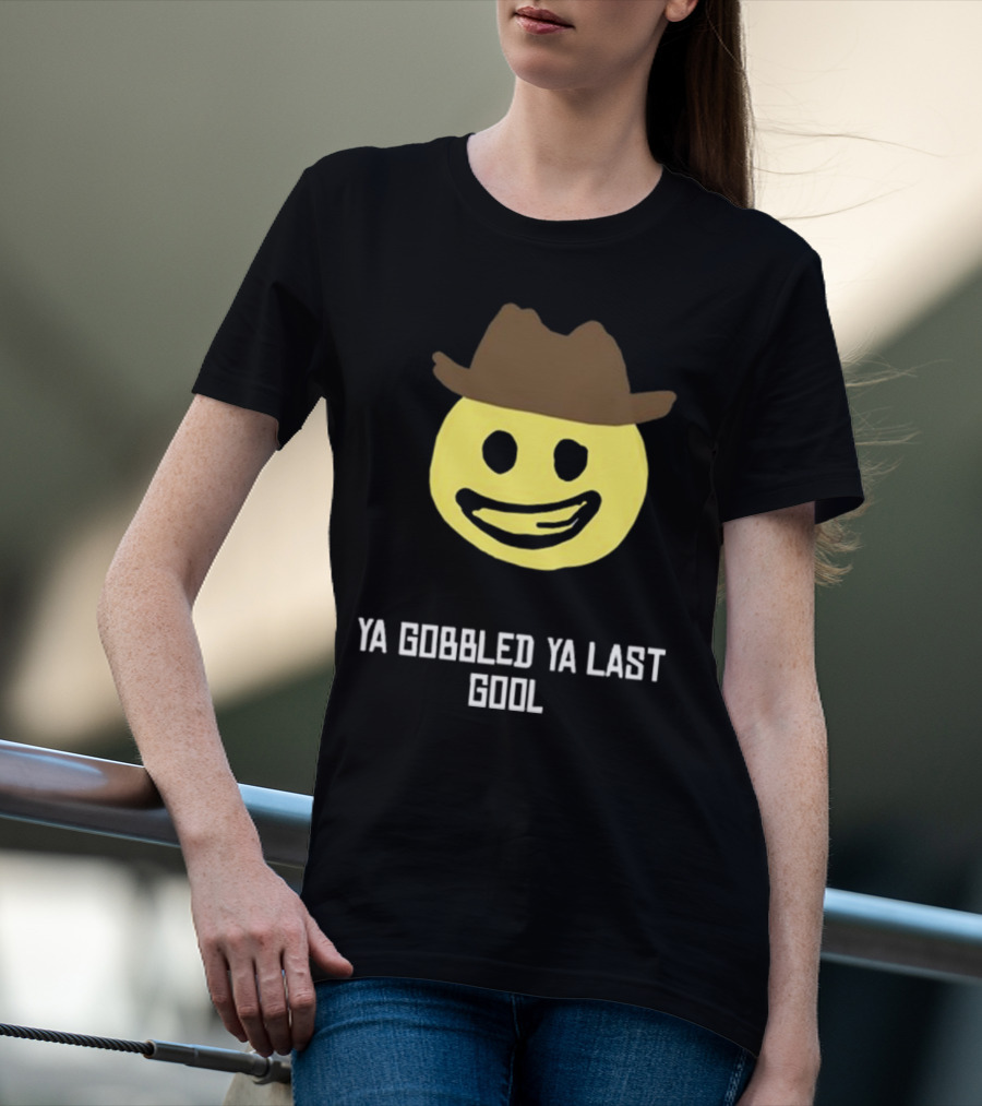 Jackbox Games Ya Gobbled Ya Last Gool Cowboy Emoji T-Shirt