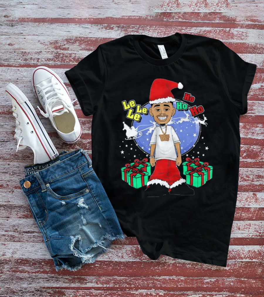 Le Le Le Ho Ho Ho These Foos Lil Foo Christmas T-Shirt