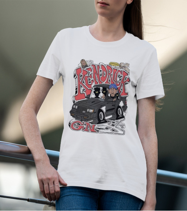 Kendrick GNX Freakorico Cartoon Car T-Shirt