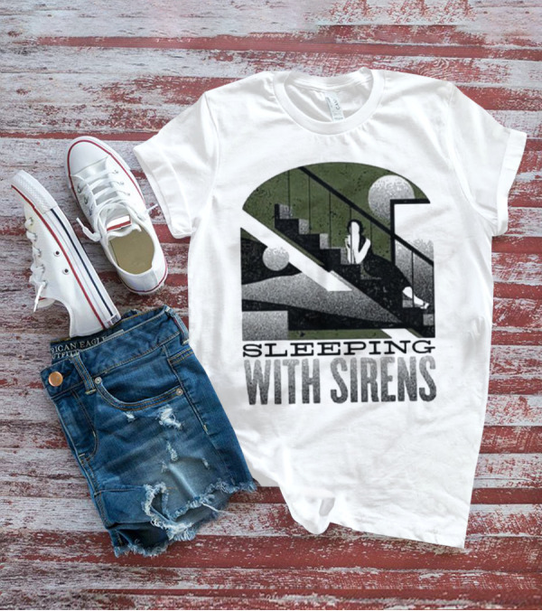 Sleeping With Sirens Stairs Retro Minimalist T-Shirt