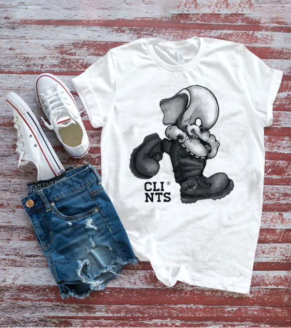 Cli Nts Stomper Character With Large Boots And Beads T-Shirt