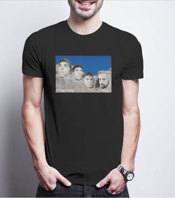 Family Friendly Mt. Rushmore Faces T-Shirt
