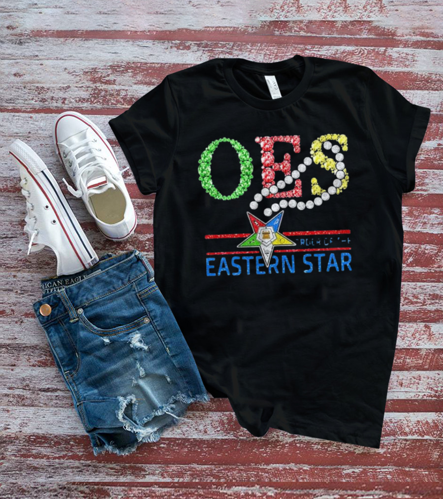 OES Bling Eastern Star Christmas T-Shirt