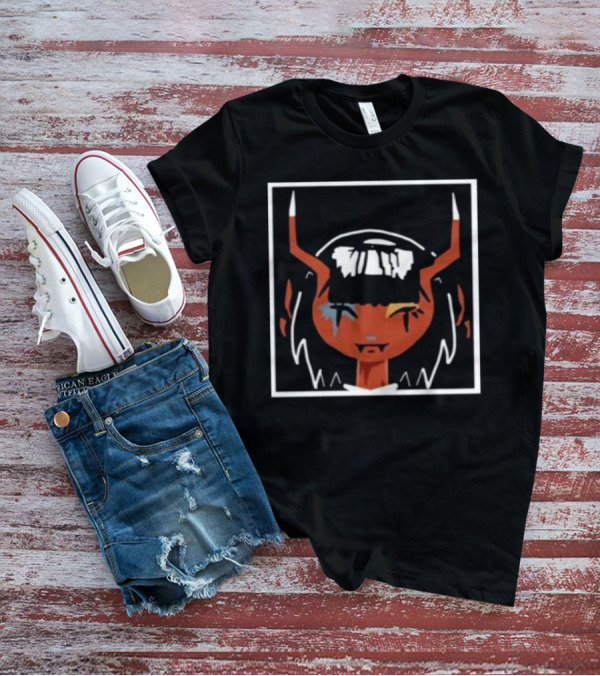 Omen Meow Skulls Demon Cat Character With Horns And Fangs T-Shirt