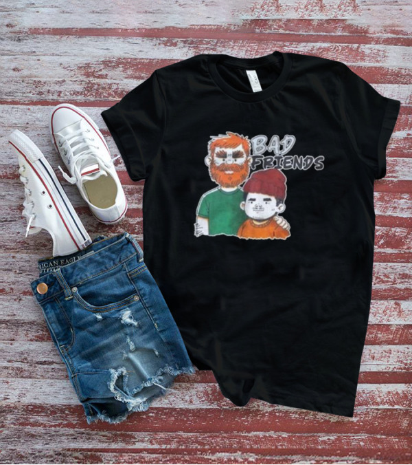 Bad Friends Illustrated Duo Sketch T-Shirt
