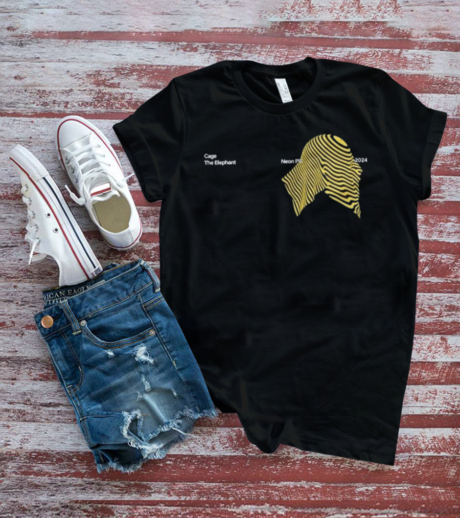 Cage The Elephant Neon Pattern T-Shirt