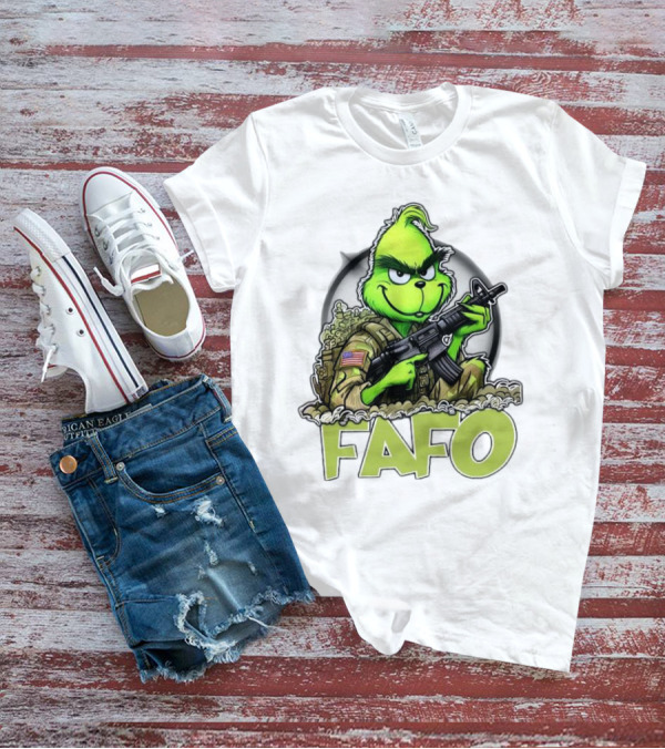 Grinch Fafo Military Christmas Special Edition T-Shirt