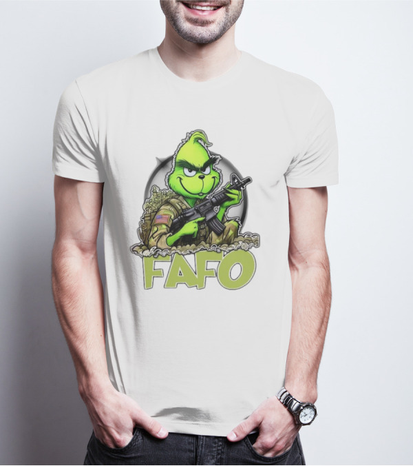 Grinch Fafo Military Christmas Special Edition T-Shirt
