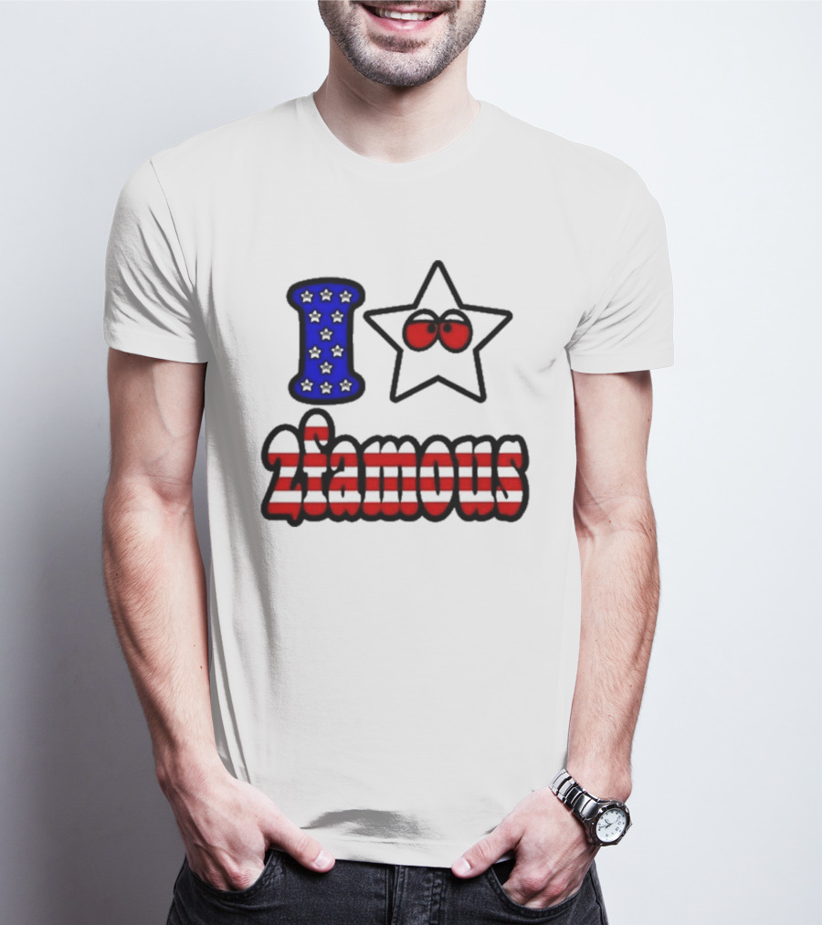 2Famous I Love Star USA 2Famous T-Shirt