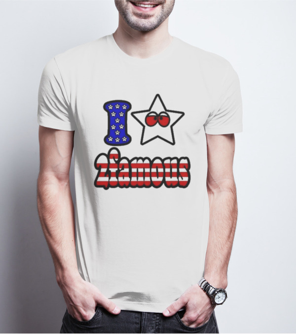 2Famous I Love Star USA 2Famous T-Shirt