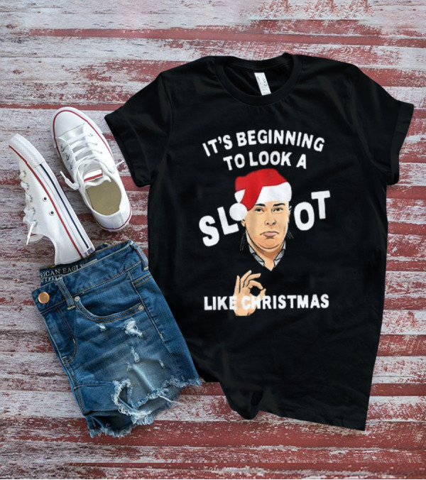 It's Beginning To Look A Slot Like Christmas Arne Slot Liverpool T-Shirt