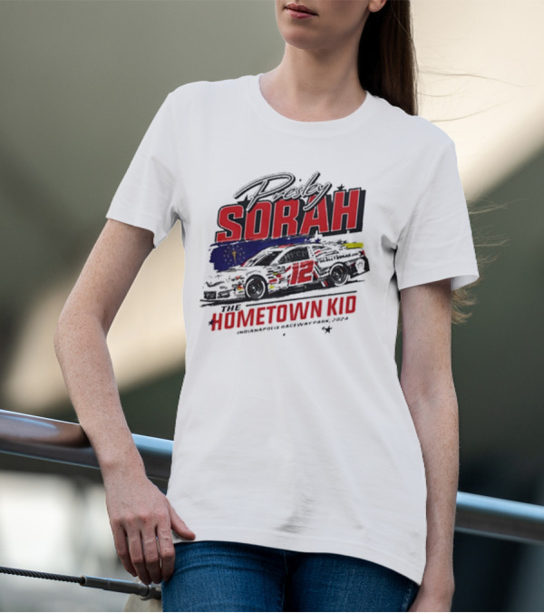 Presley Sorah The Hometown Kid Car 12 Indianapolis Raceway Park T-Shirt