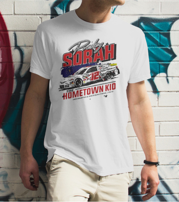 Presley Sorah The Hometown Kid Car 12 Indianapolis Raceway Park T-Shirt