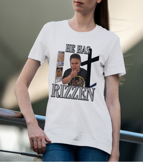He Has Rizzen Rizzler Costco Guy With Spider-Man Shirt And Price Tags T-Shirt