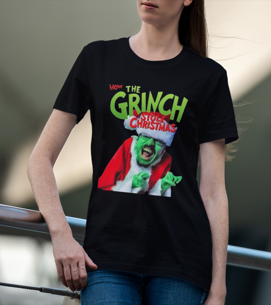 How The Grinch Stole Christmas Santa Costume Fun T-Shirt