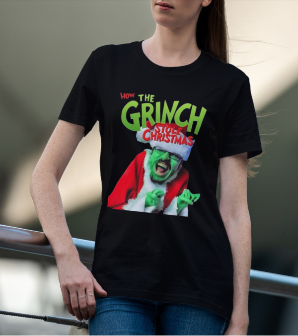 How The Grinch Stole Christmas Santa Costume Fun T-Shirt