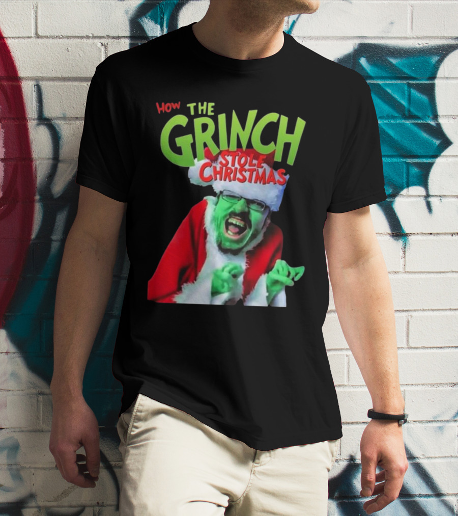 How The Grinch Stole Christmas Santa Costume Fun T-Shirt